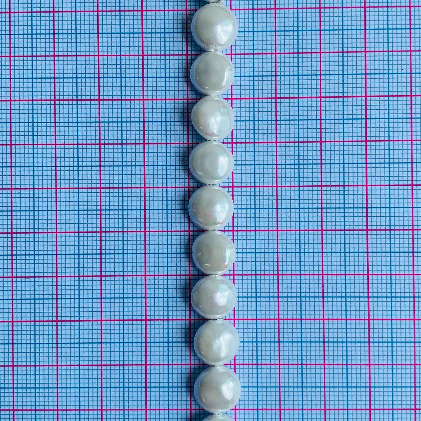 Separador Pastilla Blanco • Perla Shell • 10 mm 2