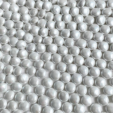 Separador Pastilla Blanco • Perla Shell • 10 mm