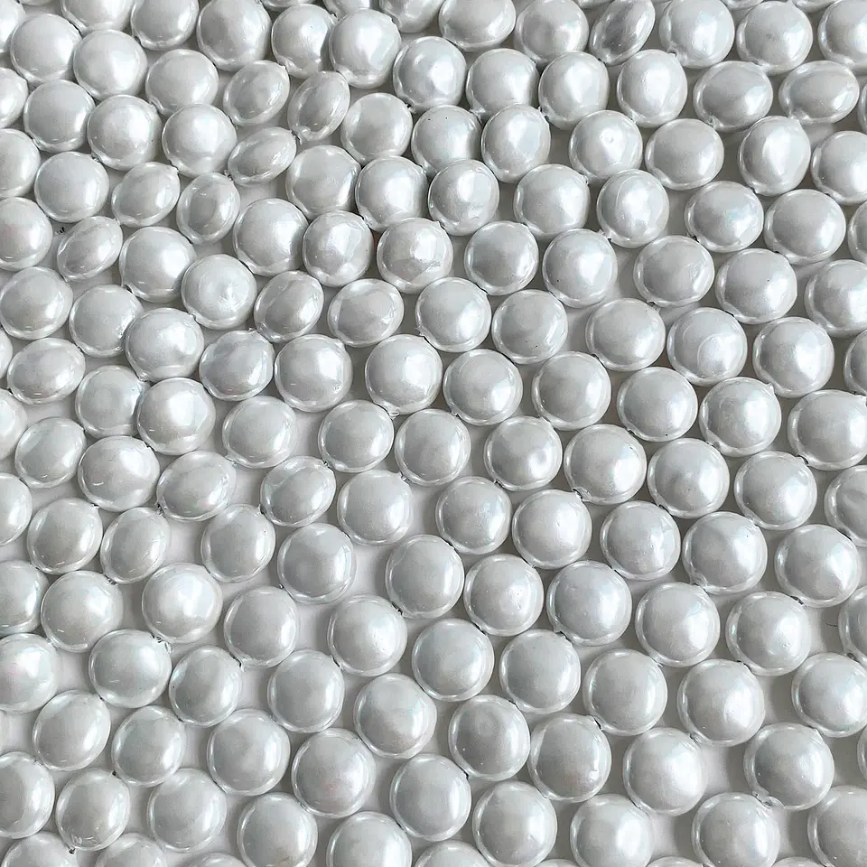 Separador Pastilla Blanco • Perla Shell • 10 mm 1