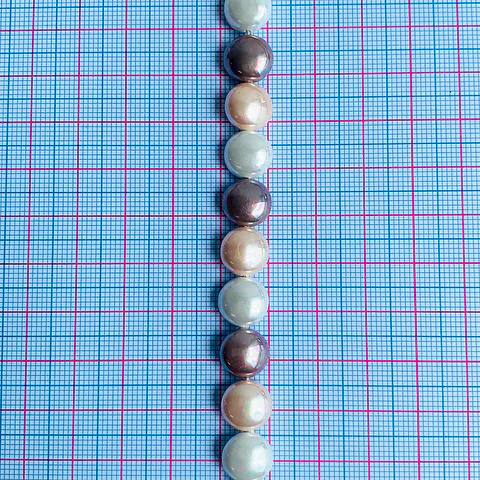 Separador Pastilla Combinado Cafes • Perla Shell • 10 mm