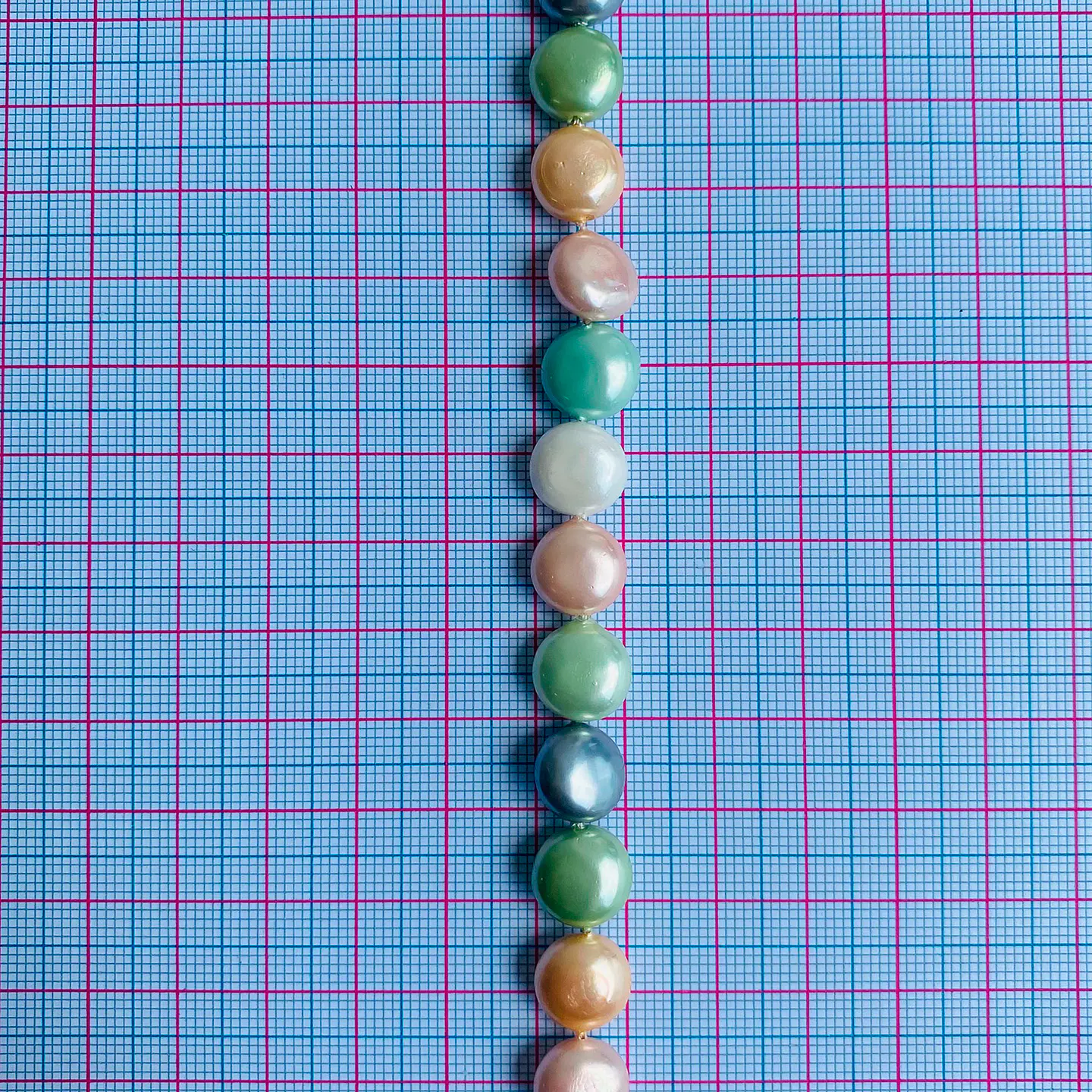 Separador Pastilla Combinado Verdes • Perla Shell • 10 mm 2