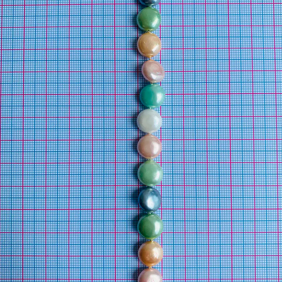 Separador Pastilla Combinado Verdes • Perla Shell • 10 mm 2