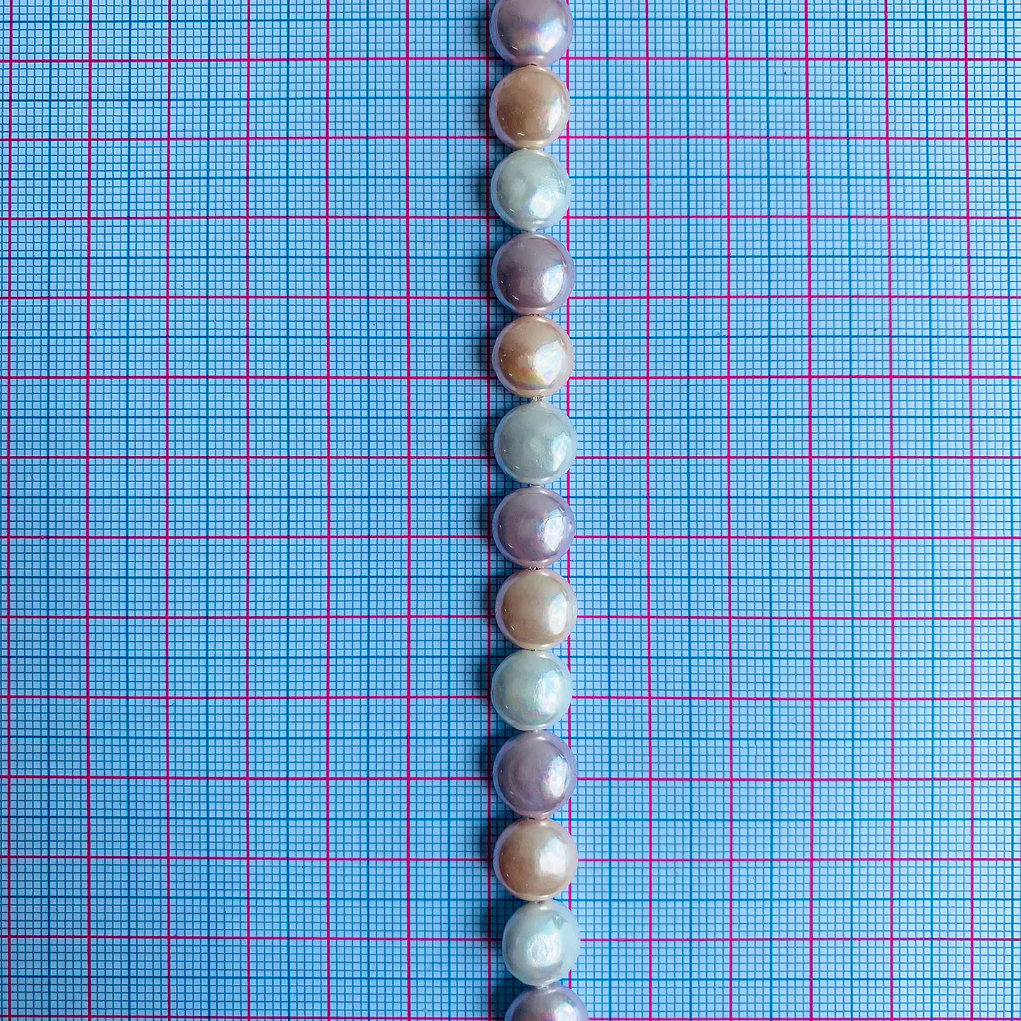 Separador Pastilla Combinado Rosados • Perla Shell • 10 mm 2