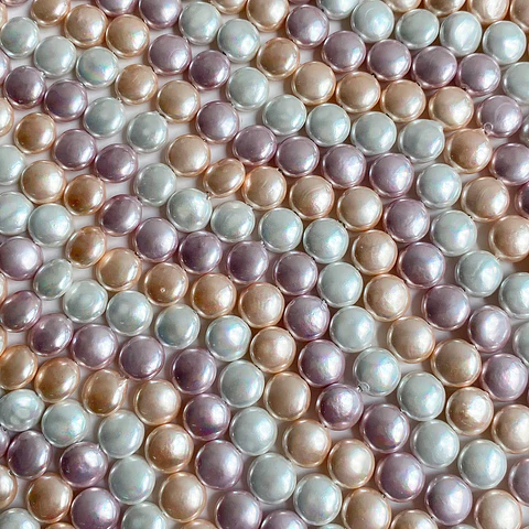Separador Pastilla Combinado Rosados • Perla Shell • 10 mm