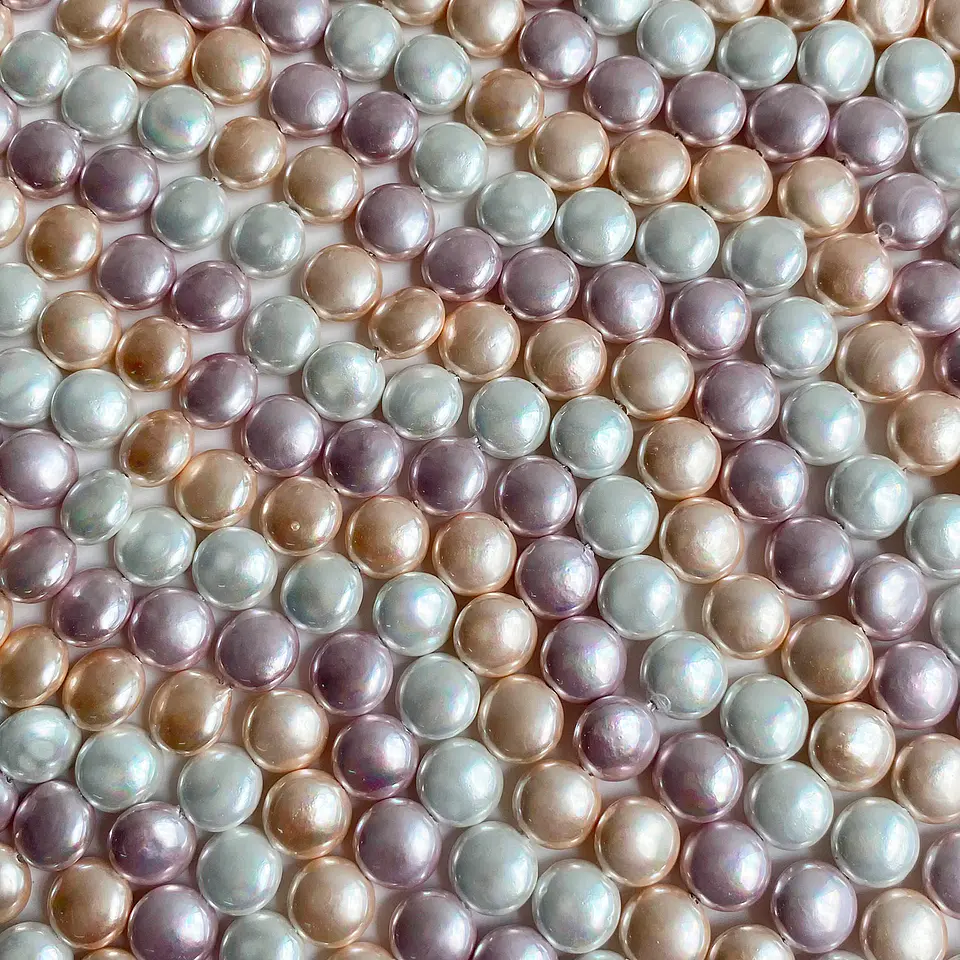 Separador Pastilla Combinado Rosados • Perla Shell • 10 mm 1