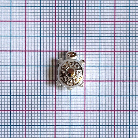 Separadores Tortuga Nacarada • Plástica • 10x13 mm