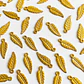 Dije Hoja • Baño de Oro • 7x20 mm                                - Miniatura 1