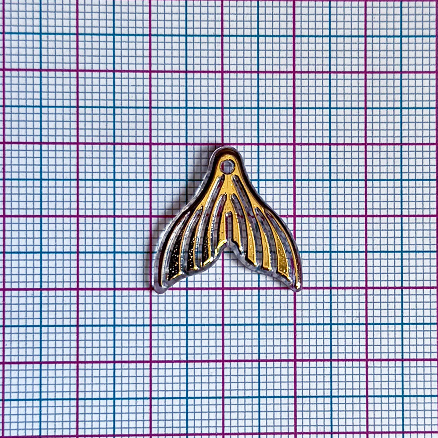 Dije Cola de Sirena • Plástica • 20x20 mm 2