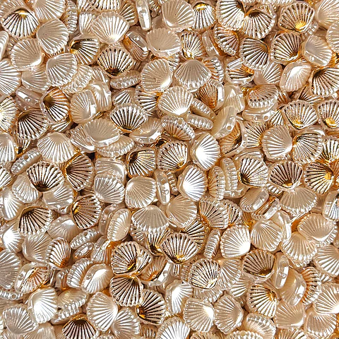 Separador Concha de Mar • Plástica • 13x11 mm
