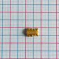 Pasador Pez Estilizado • Baño de Oro • 8x6 mm - thumbnail 2
