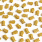 Pasador Pez Estilizado • Baño de Oro • 8x6 mm - thumbnail 1