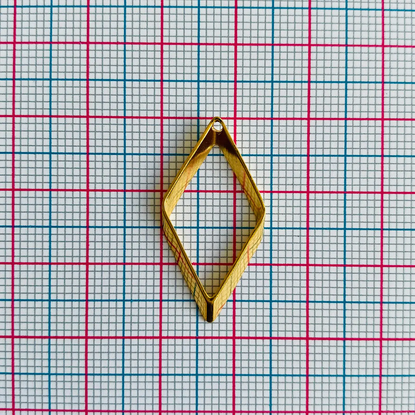 Dije Marco Rombo • Baño de Oro • 14x27 mm 2