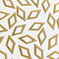 Dije Marco Rombo Texturizado • Baño de Oro • 13x27 mm - thumbnail 1