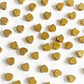 Separador Corazón Liso • Baño de Oro • 4x4 mm - thumbnail 1