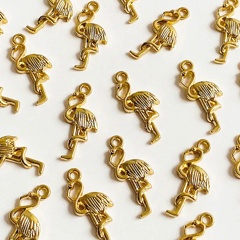 Dije Flamenco • Baño de Oro • 12x30 mm