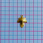 Dije Hoja de Hiedra • Baño de Oro • 12x16 mm - thumbnail 2