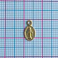 Dije Medalla Virgen Milagrosa • Baño de Oro • 6x12 mm - Miniatura 2