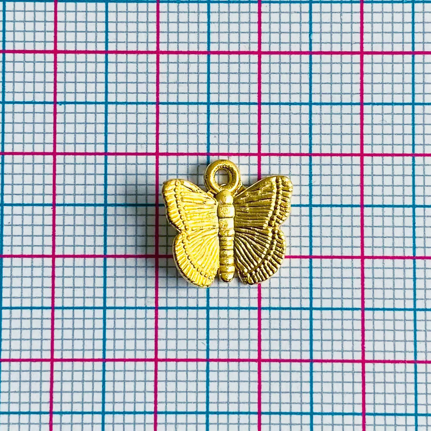 Dije Mariposa • Baño de Oro • 10x10 mm 2