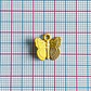 Dije Mariposa • Baño de Oro • 10x10 mm - thumbnail 2