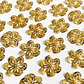 Dije Flor de Filigrana • Baño de Oro • 20x22 mm - Miniatura 1