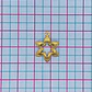 Dije de Estrella Calada • Rodio • 15x20 mm - thumbnail 2