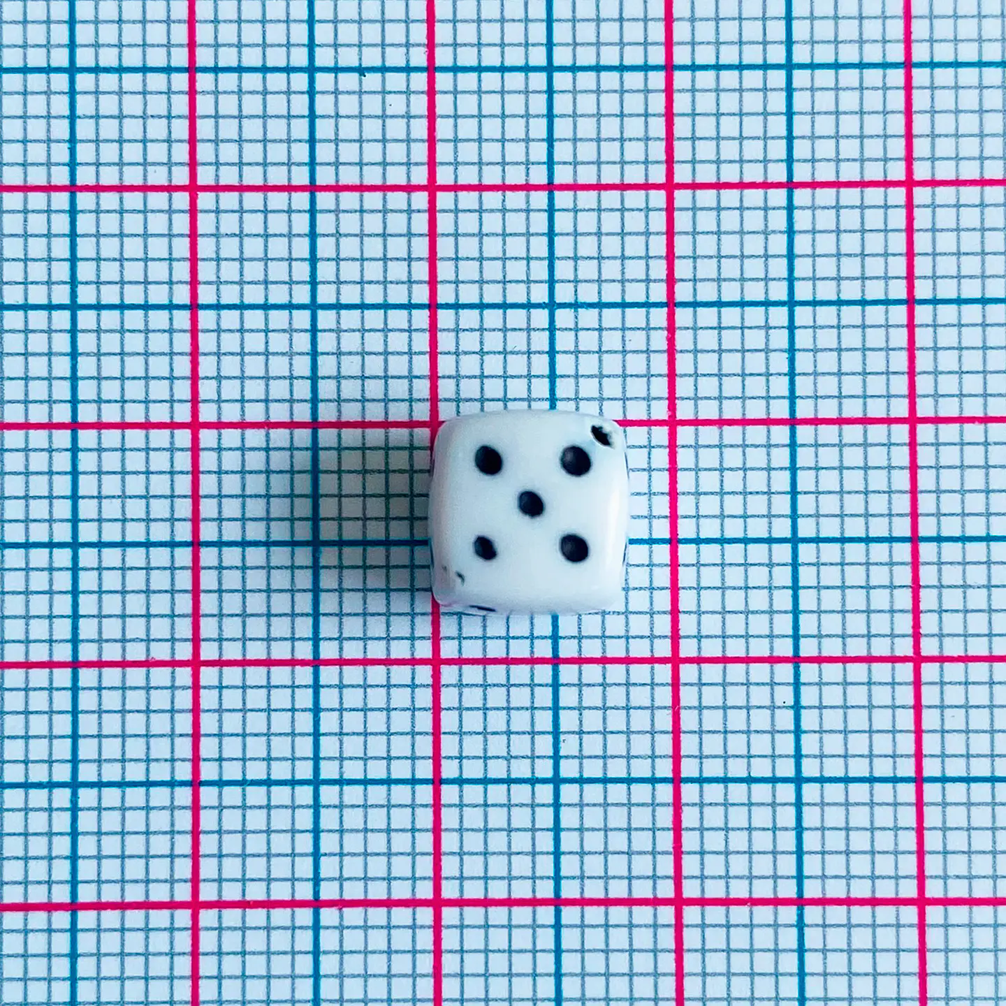 Cuentas de Dado • Plástico • 8x8 mm 2