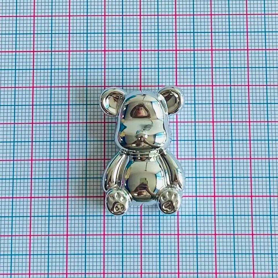 Separador Oso Metalizado • Plástico • 22x35 mm 2