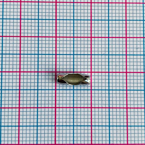 Broche Conector Cadena Militar • Zamak • 10x4 mm