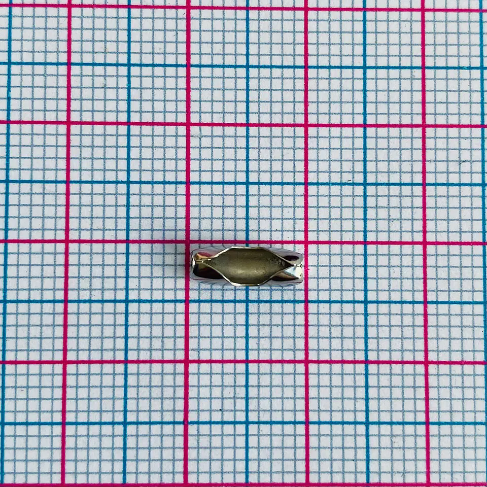 Broche Conector Cadena Militar • Zamak • 10x4 mm 2
