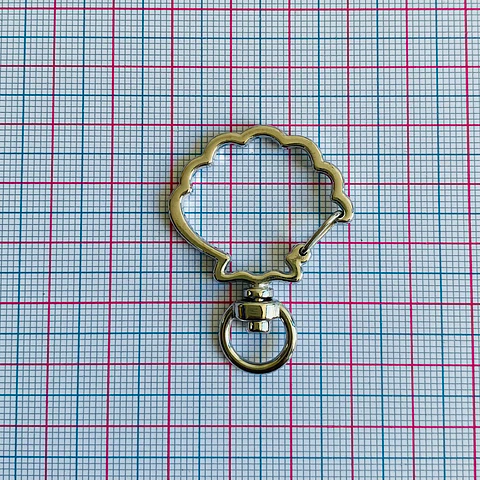 Mosquetón Giratorio Concha Marina • 30x42 mm