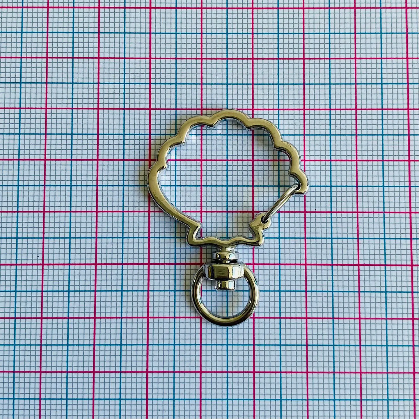 Mosquetón Giratorio Concha Marina • 30x42 mm 2