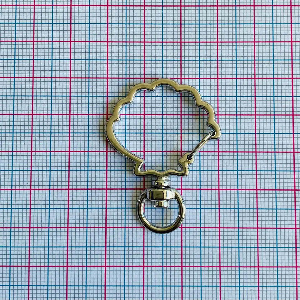 Mosquetón Giratorio Concha Marina • 30x42 mm 2