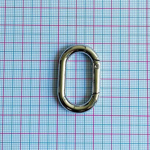 Argolla Mosquetón Ovalada • 25x40 mm