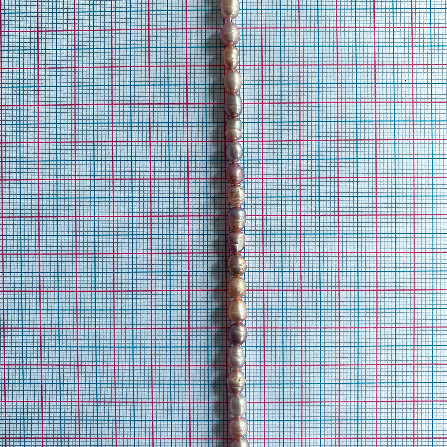 Perla de Rio Arroz Lila • 5x6 mm 2