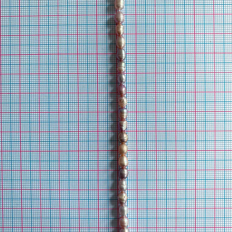 Perla de Rio Arroz Lila • 5x6 mm 2