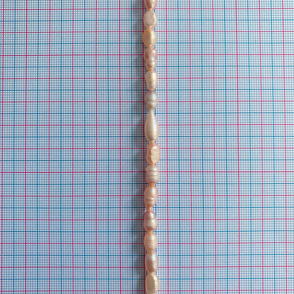 Perla de Rio Arroz Champaña • 6x7 mm 2