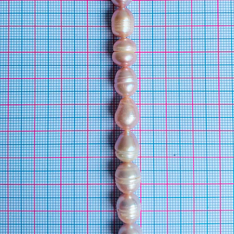 Perla de Rio Arroz • 9x10 mm