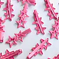 Pinza Caimán Estrellas • Metálica • 58x25 mm - Miniatura 1