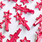Pinza Caimán Estrellas • Metálica • 58x25 mm - Miniatura 3