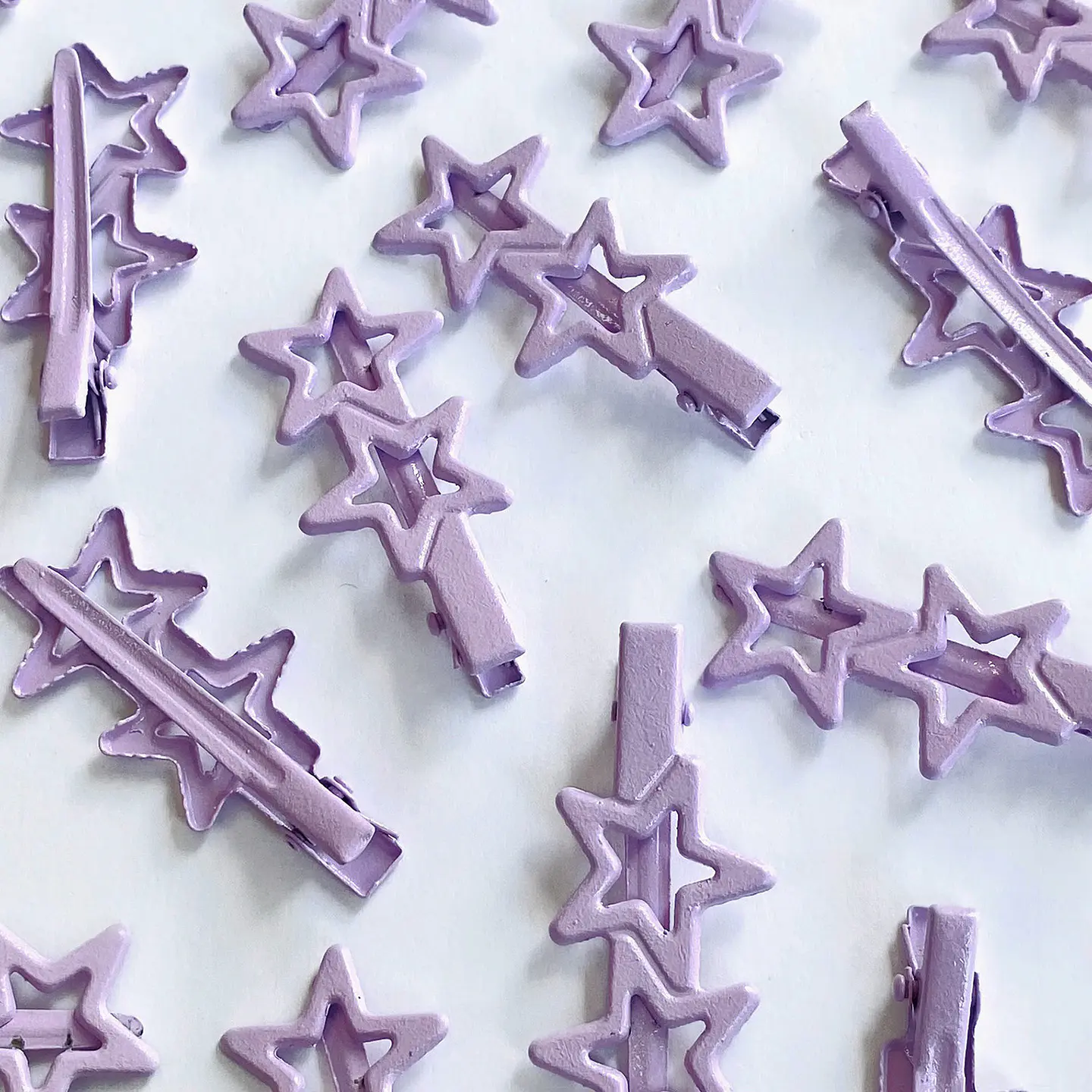 Pinza Caimán Estrellas • Metálica • 58x25 mm 5