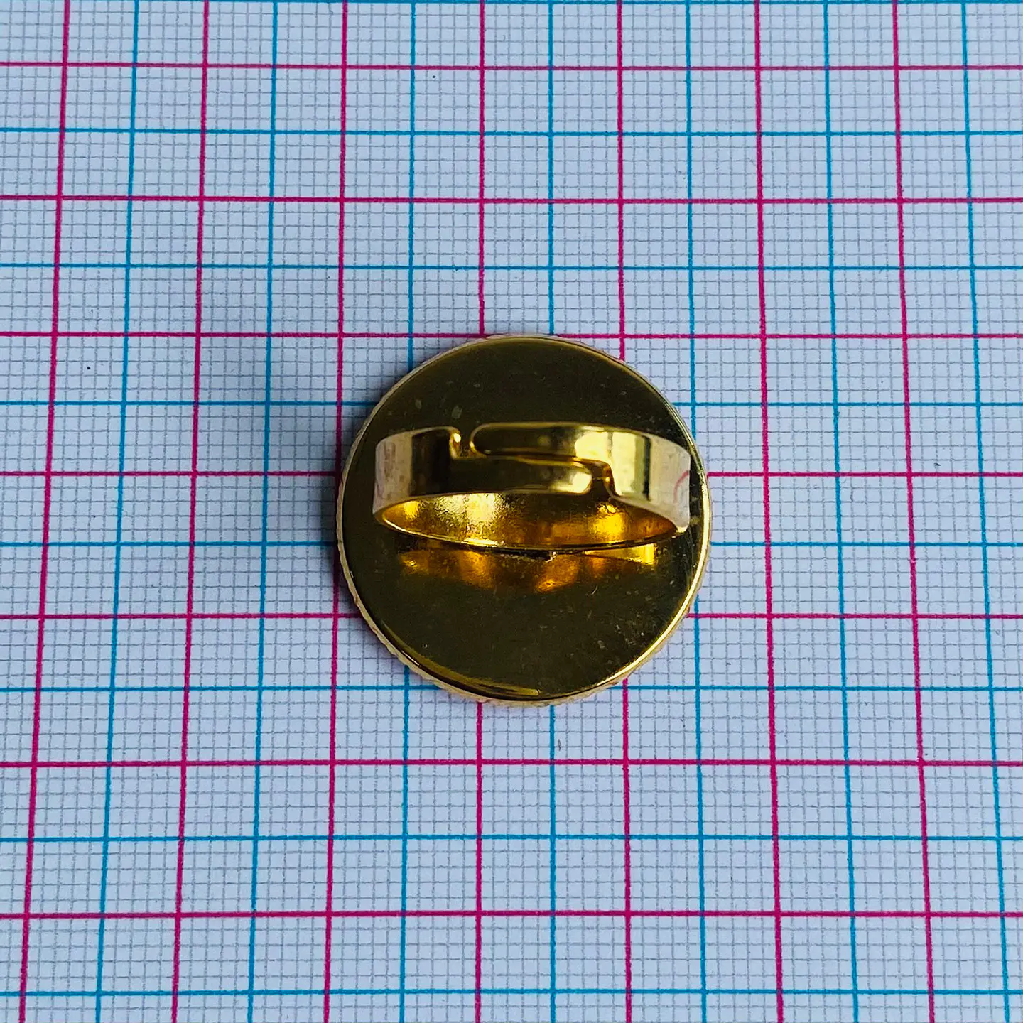 Anillo Corazón Resina • Baño de Oro 2
