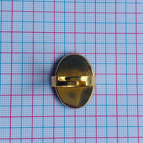 Anillo Sol con Ojo Turco • Baño de Oro