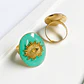 Anillo Sol con Ojo Turco • Baño de Oro - thumbnail 4