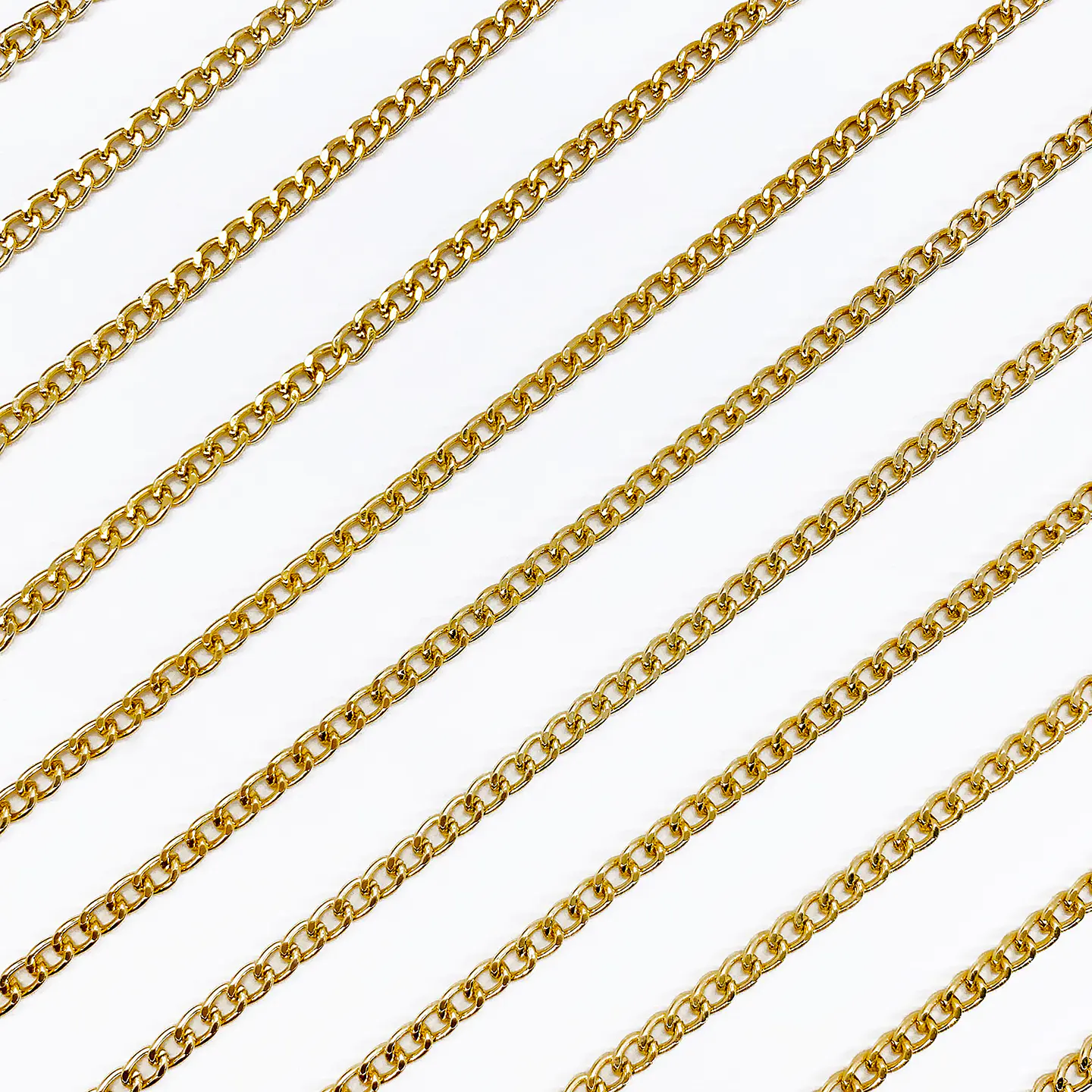 Cadena Tipo Barbada • Aluminio • 4 mm 1