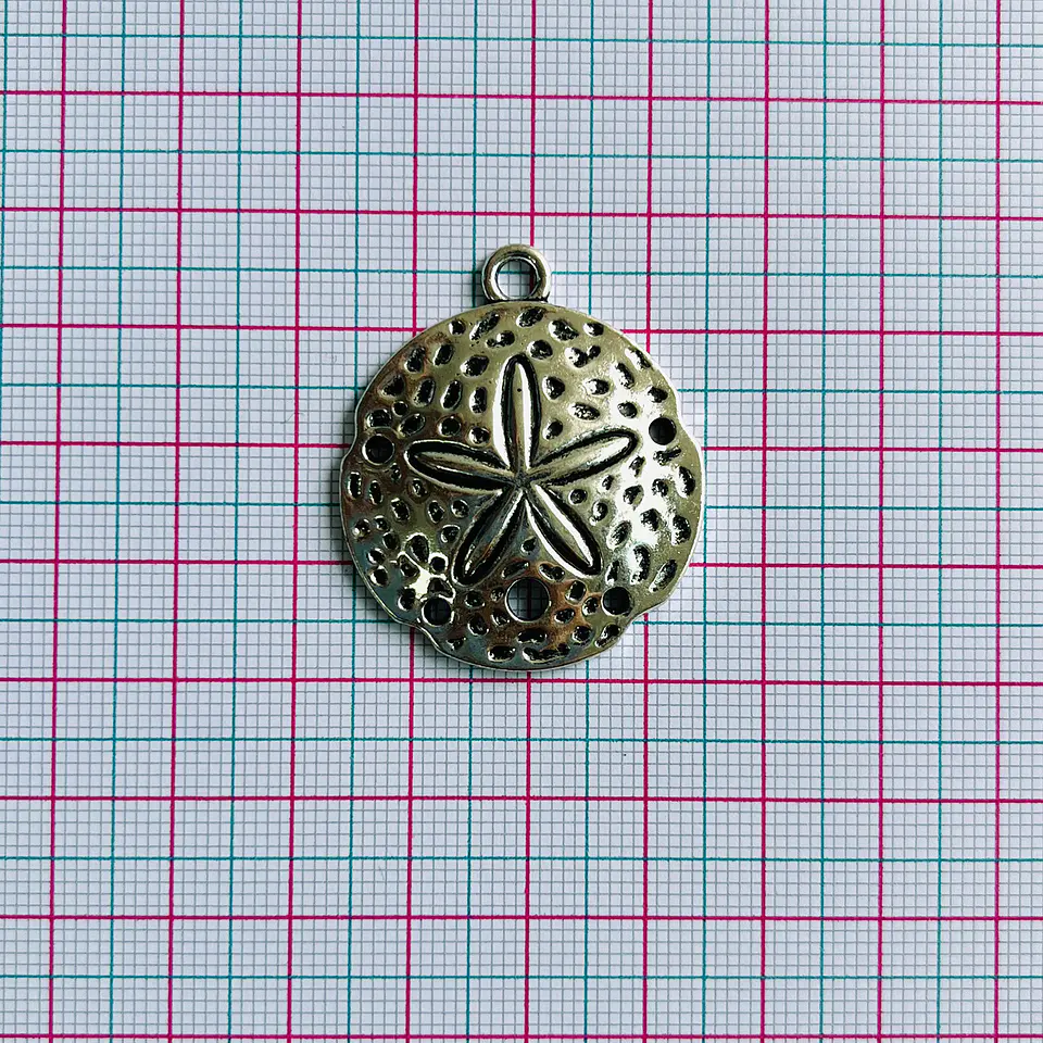 Dije Redondo Estrella de Mar • Zamak • 37x35 mm 2