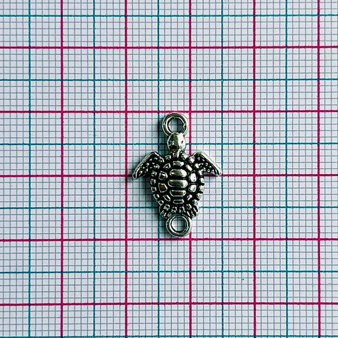 Dije Tortuga Marina • Zamak • 15x20 mm