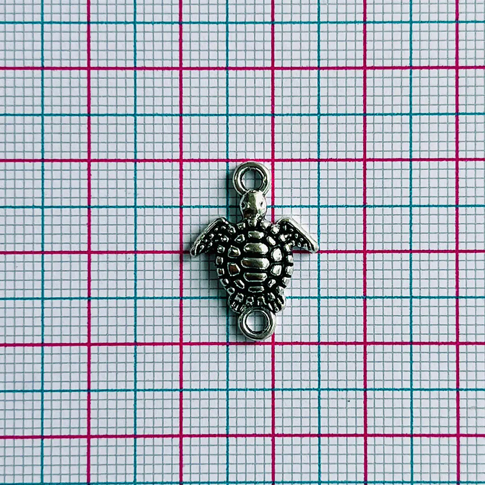 Dije Tortuga Marina • Zamak • 15x20 mm 2