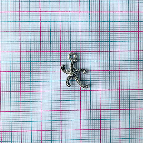 Dije Estrella de Mar • Zamak • 14x20 mm