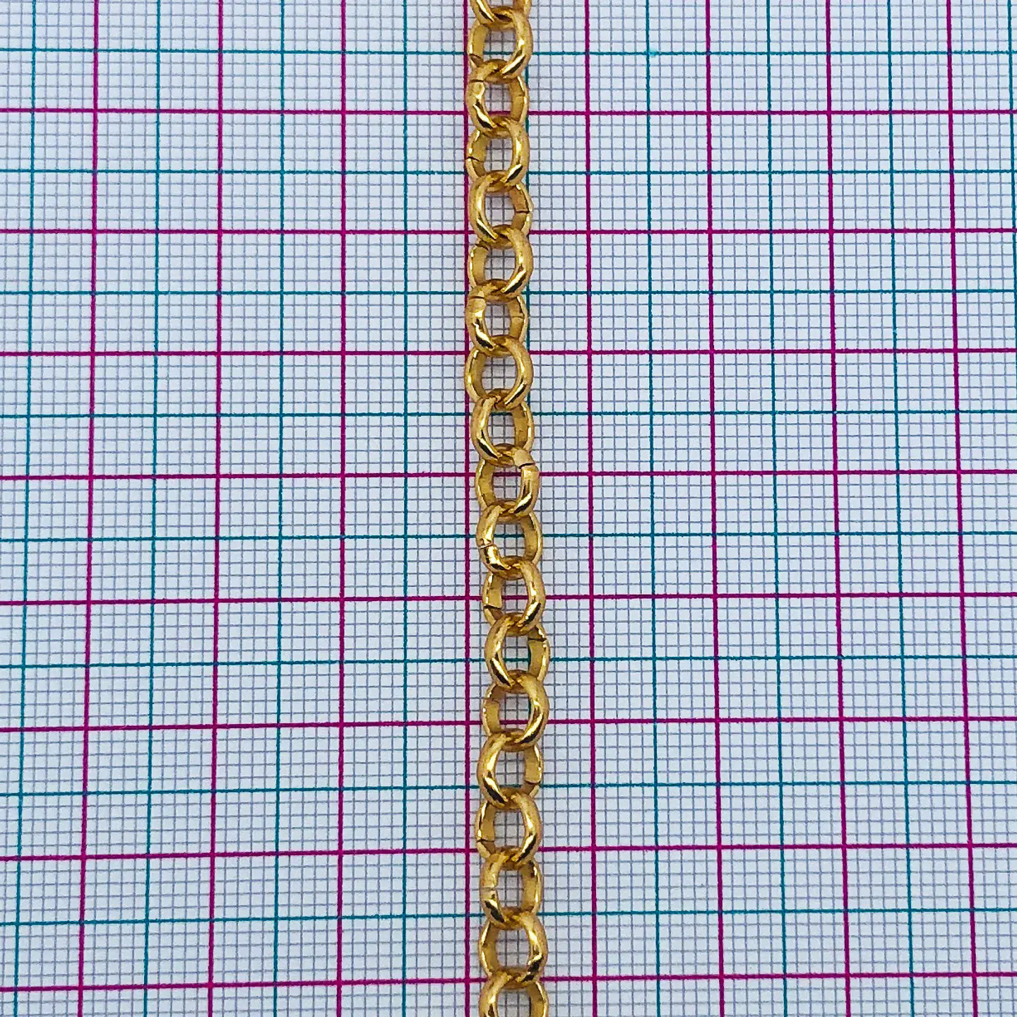 Cadena Forzada Eslabones Redondos • Aluminio • 6x6 mm 2