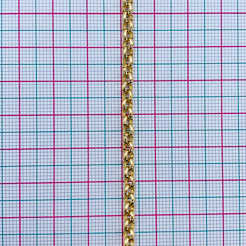 Cadena Forzada Eslabones Redondos • Aluminio • 4x4 mm